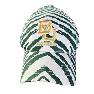 University of Baylor Bears Vintage‎ Zubaz 90's Snapback Cap Hat